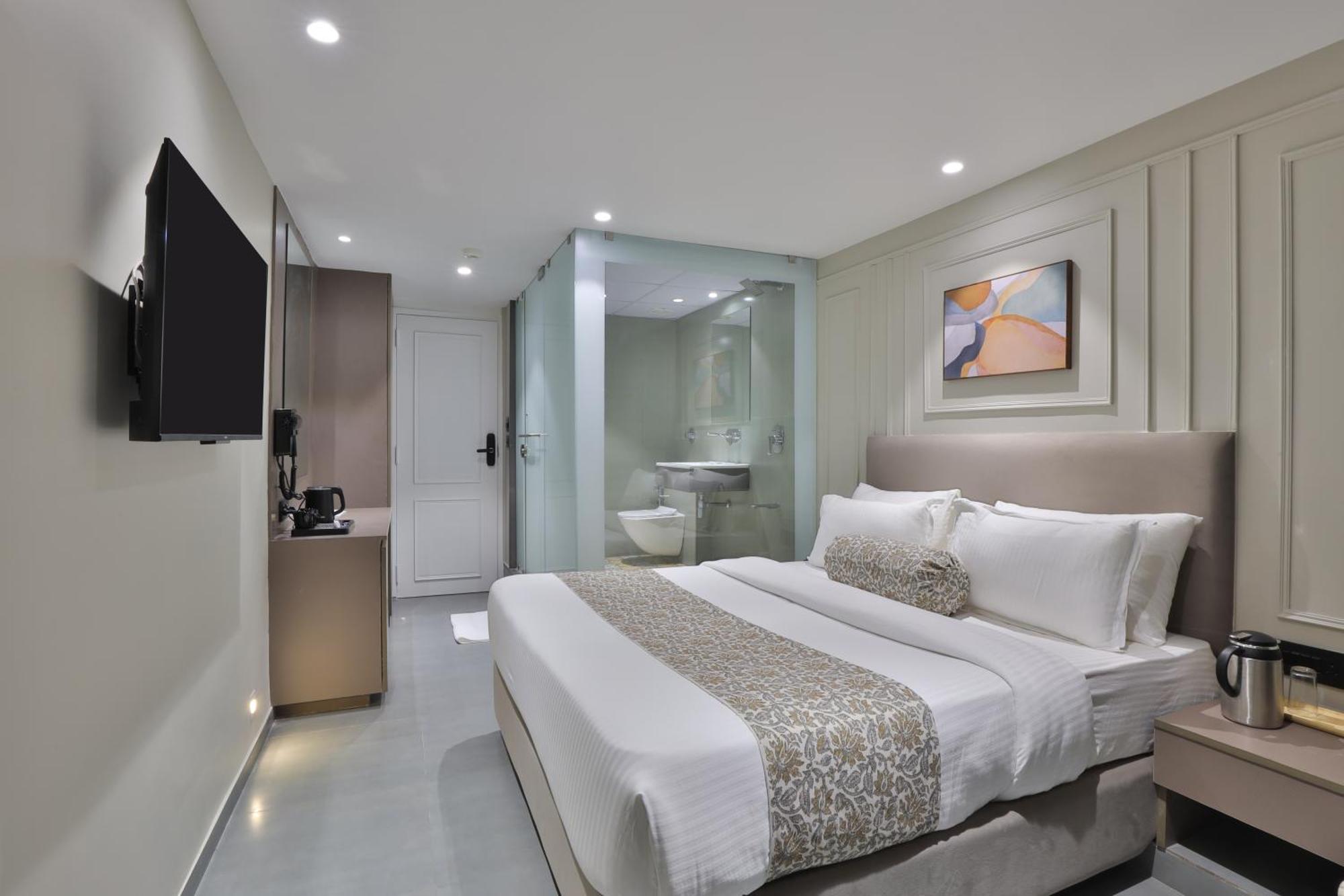 Hotel The Grand Suites Ahmedabad Esterno foto